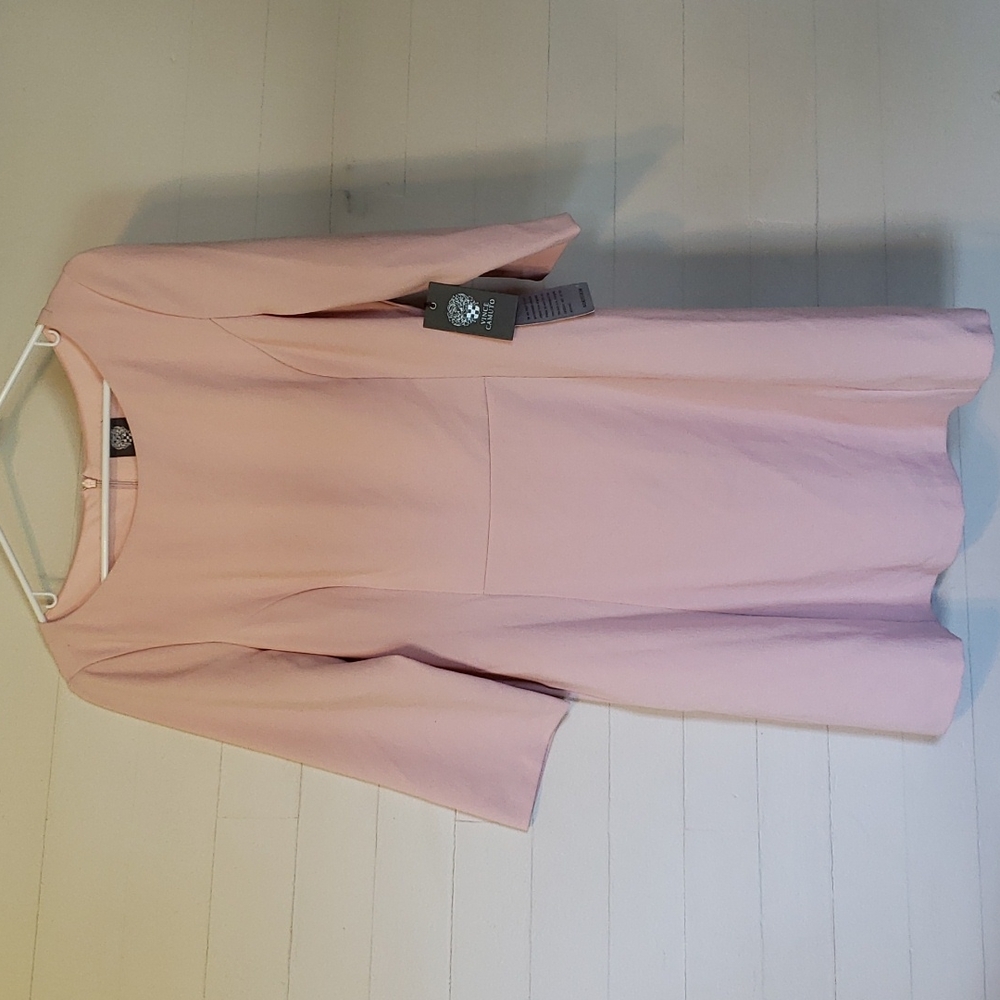 NWT Pink Vince Camuto A line Dress with Pockets